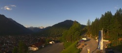 Archiv Foto Webcam Mittenwald Panoramablick 05:00