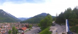 Archiv Foto Webcam Mittenwald Panoramablick 15:00