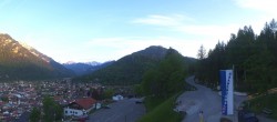 Archiv Foto Webcam Mittenwald Panoramablick 19:00