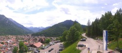 Archiv Foto Webcam Mittenwald Panoramablick 13:00