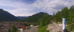 Archiv Foto Webcam Mittenwald Panoramablick 07:00