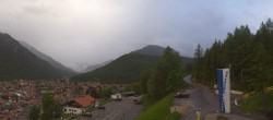 Archiv Foto Webcam Mittenwald Panoramablick 19:00