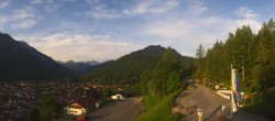 Archiv Foto Webcam Mittenwald Panoramablick 05:00