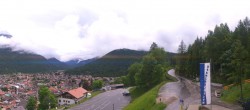 Archiv Foto Webcam Mittenwald Panoramablick 13:00