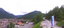 Archiv Foto Webcam Mittenwald Panoramablick 17:00