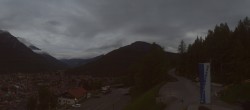 Archiv Foto Webcam Mittenwald Panoramablick 19:00