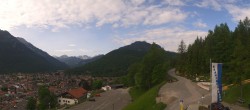 Archiv Foto Webcam Mittenwald Panoramablick 07:00