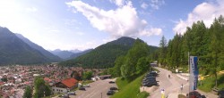 Archiv Foto Webcam Mittenwald Panoramablick 09:00