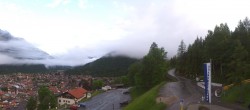 Archived image Webcam Mittenwald Panoramic view 19:00