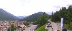 Archiv Foto Webcam Mittenwald Panoramablick 13:00