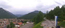 Archiv Foto Webcam Mittenwald Panoramablick 17:00