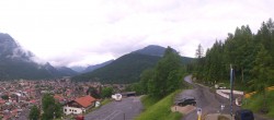 Archiv Foto Webcam Mittenwald Panoramablick 07:00