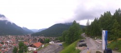 Archived image Webcam Mittenwald Panoramic view 09:00