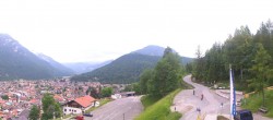Archived image Webcam Mittenwald Panoramic view 17:00