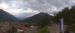 Archived image Webcam Mittenwald Panoramic view 19:00