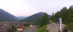 Archiv Foto Webcam Mittenwald Panoramablick 05:00