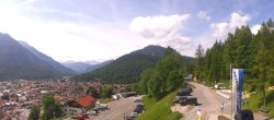Archiv Foto Webcam Mittenwald Panoramablick 09:00