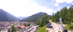 Archiv Foto Webcam Mittenwald Panoramablick 11:00