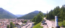 Archiv Foto Webcam Mittenwald Panoramablick 13:00
