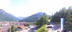 Archiv Foto Webcam Mittenwald Panoramablick 15:00