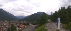 Archiv Foto Webcam Mittenwald Panoramablick 15:00