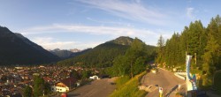 Archiv Foto Webcam Mittenwald Panoramablick 05:00