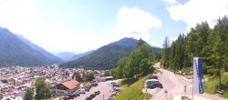Archiv Foto Webcam Mittenwald Panoramablick 11:00