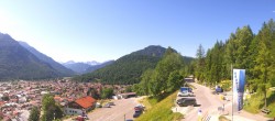 Archiv Foto Webcam Mittenwald Panoramablick 09:00