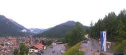 Archiv Foto Webcam Mittenwald Panoramablick 09:00