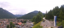 Archiv Foto Webcam Mittenwald Panoramablick 13:00
