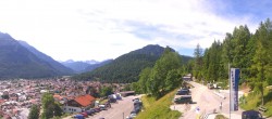 Archived image Webcam Mittenwald Panoramic view 09:00
