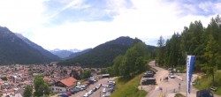Archived image Webcam Mittenwald Panoramic view 11:00