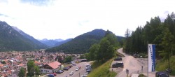 Archived image Webcam Mittenwald Panoramic view 13:00