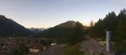 Archiv Foto Webcam Mittenwald Panoramablick 05:00