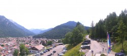 Archiv Foto Webcam Mittenwald Panoramablick 13:00