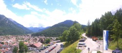 Archiv Foto Webcam Mittenwald Panoramablick 13:00
