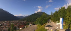 Archiv Foto Webcam Mittenwald Panoramablick 07:00