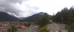Archiv Foto Webcam Mittenwald Panoramablick 17:00