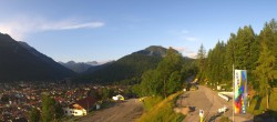Archiv Foto Webcam Mittenwald Panoramablick 06:00