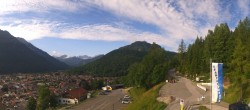 Archiv Foto Webcam Mittenwald Panoramablick 07:00
