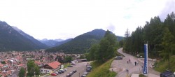 Archiv Foto Webcam Mittenwald Panoramablick 13:00