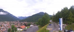 Archiv Foto Webcam Mittenwald Panoramablick 17:00