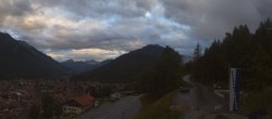 Archiv Foto Webcam Mittenwald Panoramablick 19:00