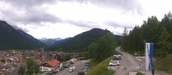 Archiv Foto Webcam Mittenwald Panoramablick 13:00