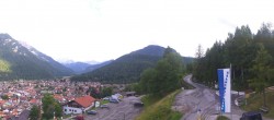 Archiv Foto Webcam Mittenwald Panoramablick 17:00
