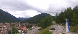 Archiv Foto Webcam Mittenwald Panoramablick 16:00