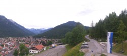 Archiv Foto Webcam Mittenwald Panoramablick 09:00