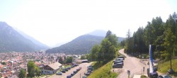 Archiv Foto Webcam Mittenwald Panoramablick 13:00