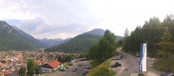 Archiv Foto Webcam Mittenwald Panoramablick 15:00