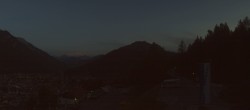 Archiv Foto Webcam Mittenwald Panoramablick 19:00